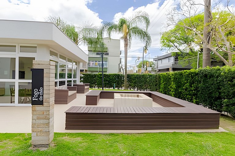 Apartamento com três quartos e ar-condicionado