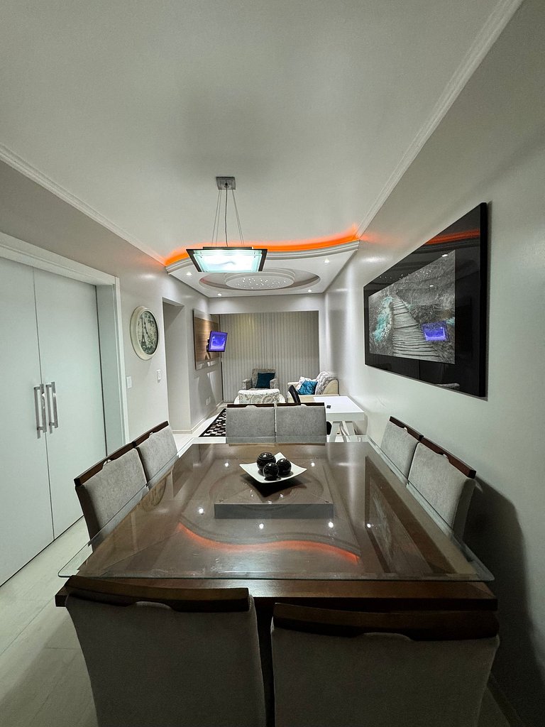 Espaçoso & Aconchegante AP - Até 10 pessoas.