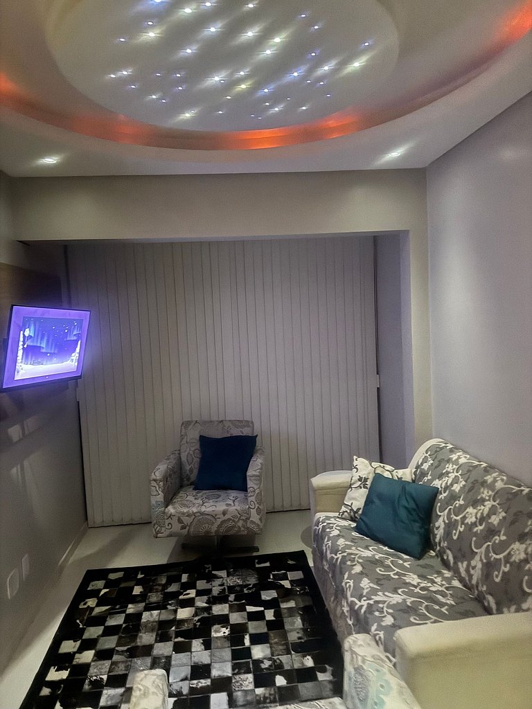 Espaçoso & Aconchegante AP - Até 10 pessoas.