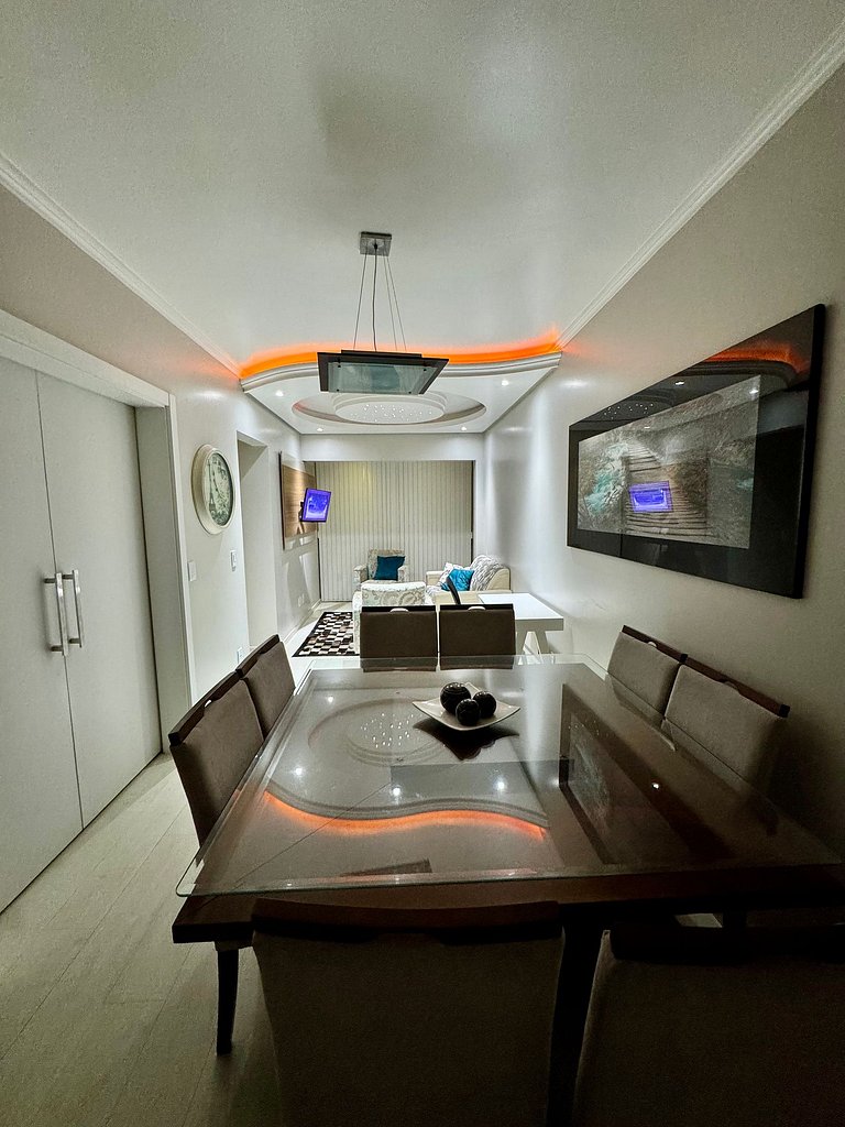 Apartamento amplo e confortável para até 10 pessoas